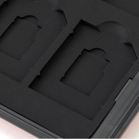 Memory Card Case Storage Card Carrying Case Memory Holder Watertight Hard Wearing Anti Scratch Aluminum ABS TPU Storage Box with Large Capacity for Work Travel in Kuwait
