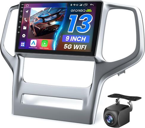 64G Car Radio Stereo for Jeep Grand Cherokee 2011 2012 2013: Upgrade Wireless Carplay Android Auto 1280 * 800 Touch Screen Head Unit Bluetooth GPS Navigation 5GWiFi FM Backup Camera in Kuwait