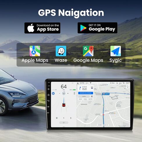 64G Car Radio Stereo for Jeep Grand Cherokee 2011 2012 2013: Upgrade Wireless Carplay Android Auto 1280 * 800 Touch Screen Head Unit Bluetooth GPS Navigation 5GWiFi FM Backup Camera in Kuwait