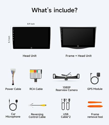 Car Stereo Radio for Toyota RAV4 2006-2012, Wireless CarPlay Android Auto in Kuwait
