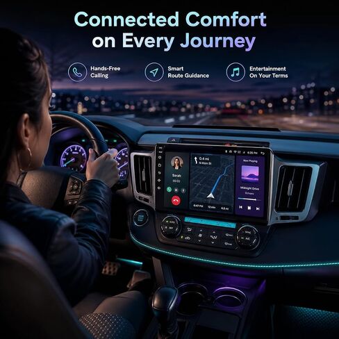 for Toyota RAV4 2013-2018 – 10.2" (Online Upgrade OTA System) IPS Android Car Radio, 8core+64G, Wireless CarPlay/Android Auto, 5G WiFi, GPS Navigation, Bluetooth, Backup Camera, Mirror Link in Saudi Arabia