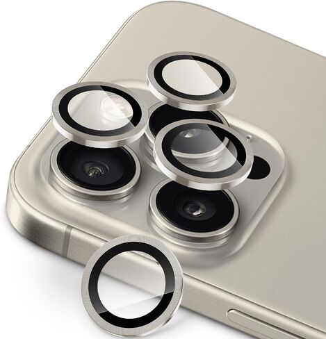 SPARIN 4 Pack Camera Lens Protector for iPhone 15 Pro/iPhone 15 Pro Max in Kuwait