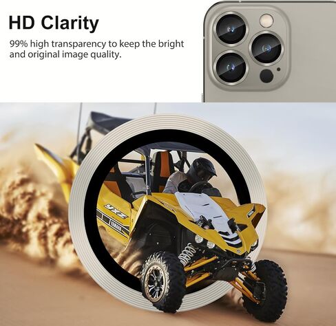 SPARIN 4 Pack Camera Lens Protector for iPhone 15 Pro/iPhone 15 Pro Max in Kuwait