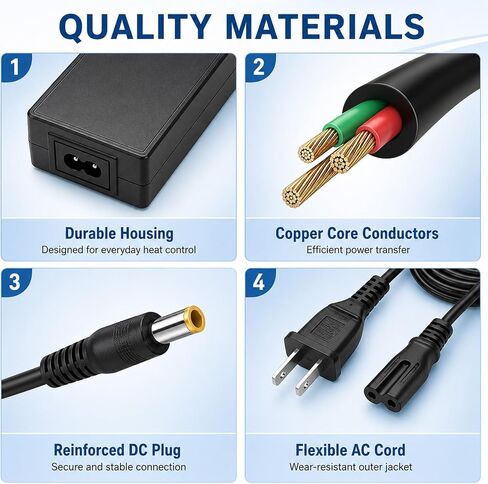 for Samsung Soundbar, 24V AC DC Power Supply Adapter, Replacement Charger Cord Compatible with HW-K650 HW-K651 HW-KM45 HW-KM55 HW-KM47 HW-KM57 HW-J550 HW-J551 HW-H450 in Kuwait