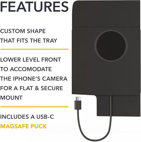 TWRAPS Magnetic Wireless Charging Pad for Ford F-150 Lightning, 25W Type 1 (Type 2) in Kuwait