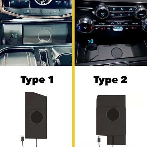 TWRAPS Magnetic Wireless Charging Pad for Ford F-150 Lightning, 25W Type 1 (Type 2) in Kuwait