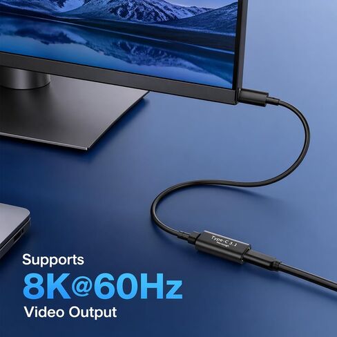 5 Pcs USB C Female to Female Adapter 10Gbps/100W/8K USB C Coupler in Saudi Arabia