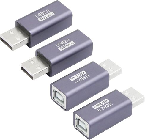 USB 2.0 Printer Connector Adapter, Expansion Adapter Plug, 480 Mbps Data in Kuwait