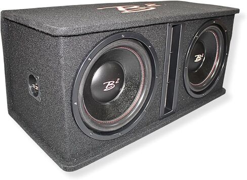 B2 Audio Dual Vented Loaded Enclosures (Dual 12") in Kuwait
