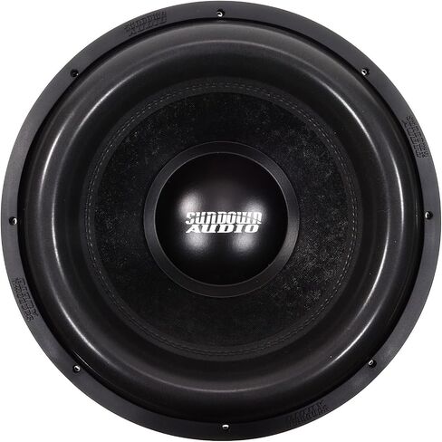 Sundown Audio X-15 V.3 D2 5000-Watt Peak/2500-Watt RMS 15 in Car Subwoofer, Dual 2-Ohm DVC, Mega-Roll Surround, Triple-Stack Magnet Motor, for Deep Bass Vehicle Audio Systems, 2-Piece in Kuwait