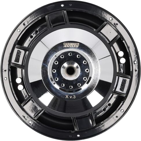 Sundown Audio X-15 V.3 D2 5000-Watt Peak/2500-Watt RMS 15 in Car Subwoofer, Dual 2-Ohm DVC, Mega-Roll Surround, Triple-Stack Magnet Motor, for Deep Bass Vehicle Audio Systems, 2-Piece in Kuwait