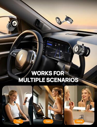 Upgraded Windshield/Screen Car Phone Holder for MagSafe with Vacuum Suction in Kuwait