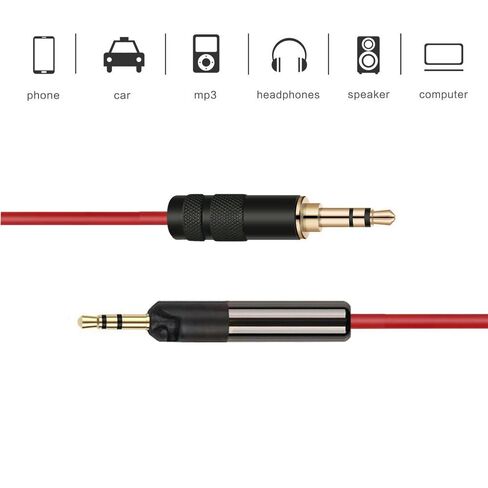 3.5mm Replacement Audio Upgrade Cord for HD620S HD598 HD598Cs HD560s HD598SE HD400PRO HD569 HD579 HD505 Balanced Headphone Cable 3.94feet in Kuwait