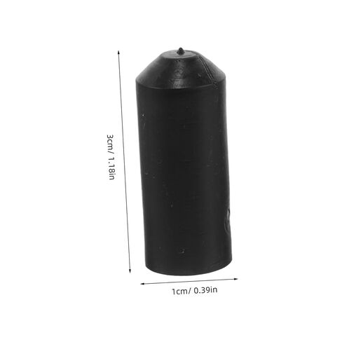 40pcs Heat Shrink Cable Cover 10mm X 30mm Rubber Black End Cap in Saudi Arabia