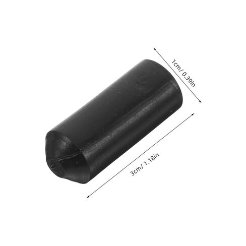 40pcs Heat Shrink Cable Cover 10mm X 30mm Rubber Black End Cap in Saudi Arabia