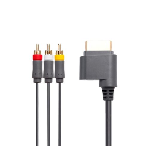 Replacement Xbox 360 AV Cable, HDTV Video and RCA Stereo AV Cable, Compatible with Xbox 360 Console Video Games (6FT) in Saudi Arabia