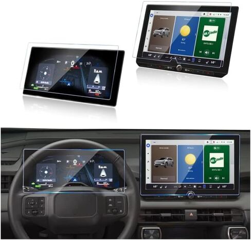 Screen Protector for 2026 Toyota RAV4 - 9H Tempered Glass, 12.9″ Navigation & 12.3″ Dashboard, for 2026 RAV4 (Limited/XSE) and 2026 RAV4 Plug-in Hybrid (XSE/GR SPORT) Accessories (Not for 10.5″ Navigation Screen） in Kuwait