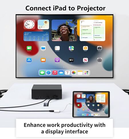 Apple USB-C to HDMI Adapter 4K@120Hz for iPhone 15 16 17 MacBook Pro Air iPad Pro, MFi Certified USB 3.1 Type C Digital AV HDMI 2.0 Cord Compatible with Samsung Galaxy S25/S24/S23 and More in Kuwait