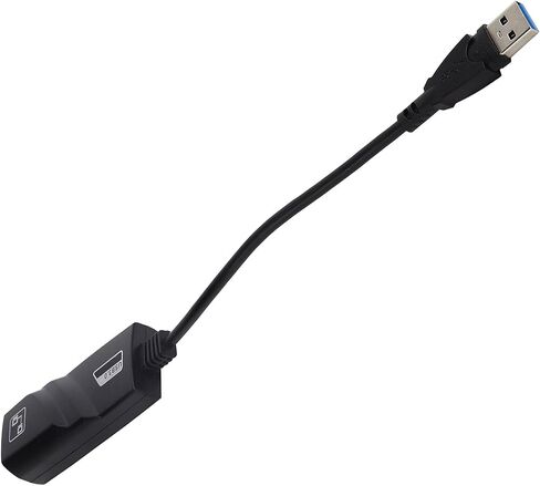 USB 3.0 to RJ45 Gigabit Ethernet Adapter, Wired Network Card for Laptop and Desktop, Plug and Play External Ethernet Adapter with 10/100/1000Mbps Speed for in Kuwait
