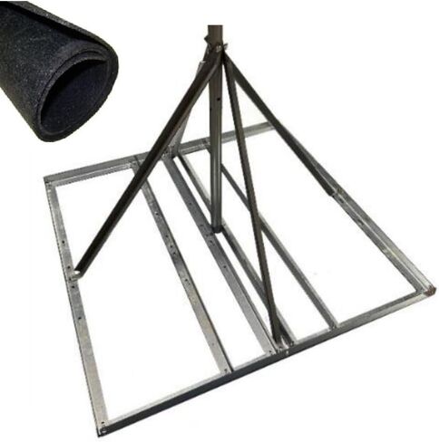 EZ LNP-94-200 Large Non-Penetrating Roof Mount with 2" x 94" Mast with Roof Mat in Kuwait