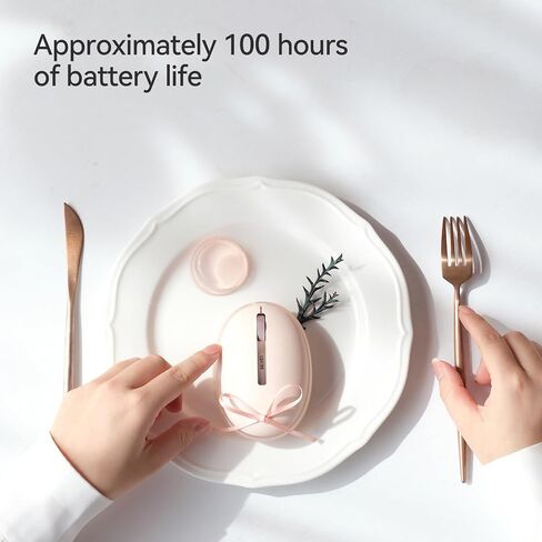 LOFREE Pudding Dual Mode Wireless Mouse with 5 Adjustable DPI Levels, Rechargeable, Office, for Windows, MacOS, iOS, Android, Compatible with PC, Mac, Laptop（Foundation） in Kuwait