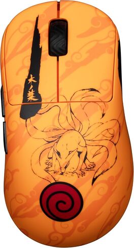 Konix Naruto Shippuden Gaming-Maus kabelgebunden/kabellos PC - Nummerierte Pro Collector Edition - 26.000 DPI - 70 Std. Akkulaufzeit - Kurama-Motiv in Kuwait