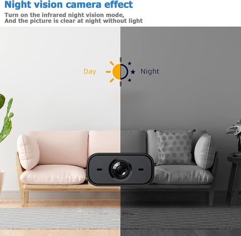 Nanny Cam Hidden Camera, Small Hidden Camera for Home Cameras Mini Spy Cameras with 1080P HD and Night Vision for Home Security, Room, Pet, Baby X6 in Kuwait