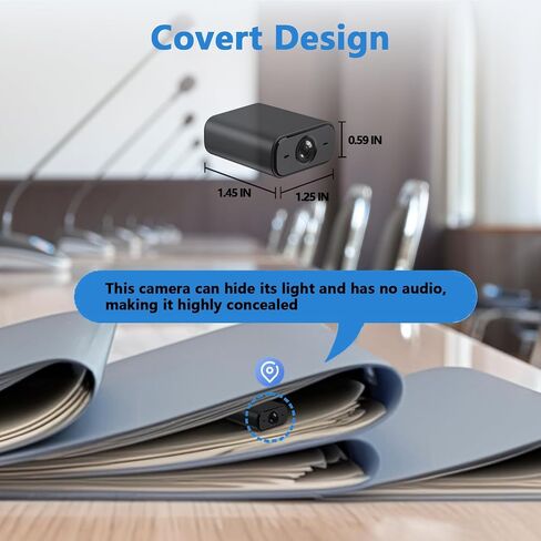 Nanny Cam Hidden Camera, Small Hidden Camera for Home Cameras Mini Spy Cameras with 1080P HD and Night Vision for Home Security, Room, Pet, Baby X6 in Kuwait