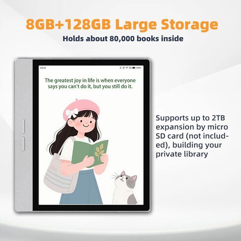 Bigme B7 Color eReader, ePaper Tablet 7 Inch E-Ink eBook Readers Android e-Reader with 4G Calling, 8GB+128GB, Stylus, Android Ereader Tablet with Audiobook Note-Taking Meeting Record Transcription in Kuwait
