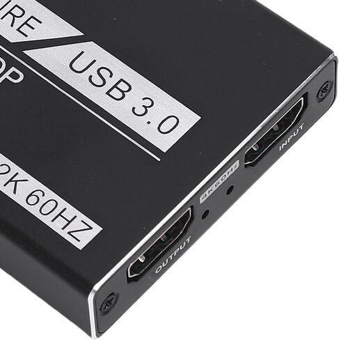 4K High Speed Video Capture Card with Microphone Input for Real Time Recording, Works with Cameras, Simple Setup in Kuwait