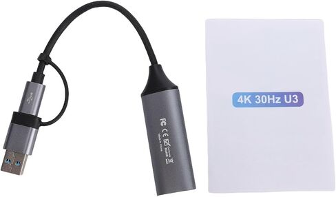 Card to USB 3.0 Video Device 4K 30Hz to 1080P 60Hz with and UVC Driverless Plug & Play for Streaming Recording Games su in Kuwait