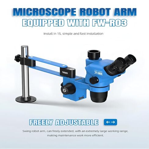 Forward FW-71Pro Max-R03 Trinocular Microscope, R03 Arm, Super DoF in Saudi Arabia