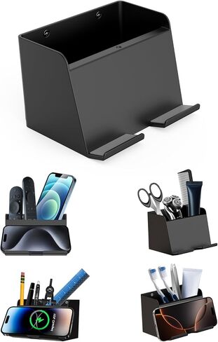 Universal Wall Mount Phone Holder, (Black) in Kuwait