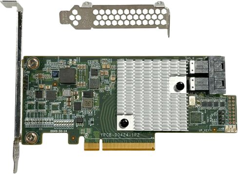 SAS3008 9300-8i 12Gbps SATA/SAS 8-Port HBA IT Mode ZFS FreeNAS unRAID+2*SFF-8643-8482 SAS Cable in Kuwait