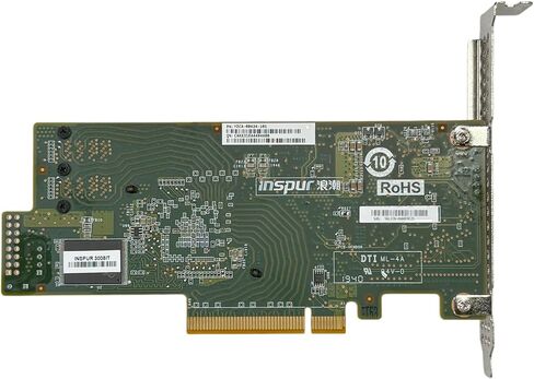 SAS3008 9300-8i 12Gbps SATA/SAS 8-Port HBA IT Mode ZFS FreeNAS unRAID+2*SFF-8643-8482 SAS Cable in Kuwait