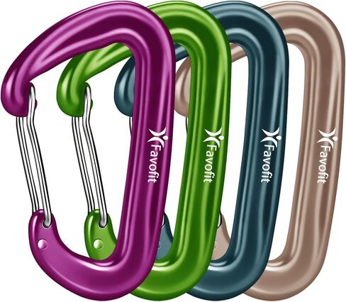 12KN Heavy Duty Carabiner Clips - for Hammocks Keys Keychains Dog Leashes in Kuwait