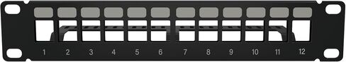 10" Patch Panel for Mini Network Rack (12 Port) - Tupavco TP410 in Kuwait