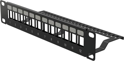 10" Patch Panel for Mini Network Rack (12 Port) - Tupavco TP410 in Kuwait
