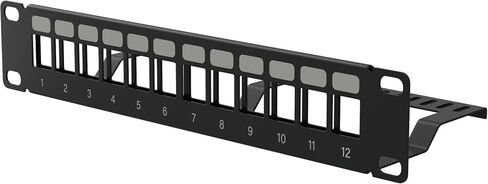 10" Patch Panel for Mini Network Rack (12 Port) - Tupavco TP410 in Kuwait