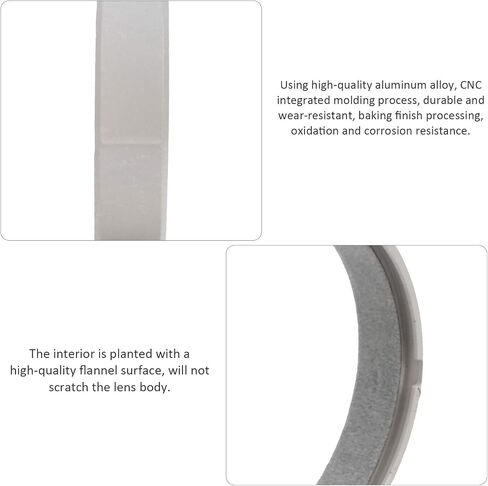 Metal Lens Tripod Mount Collar gaskets Photography Support Bracket Accessory Alloy Dovetail Oblique Mouth Adapter Heavy Duty Replacement Part Gray for Canon 70 200mm F2.8 Camera in Kuwait