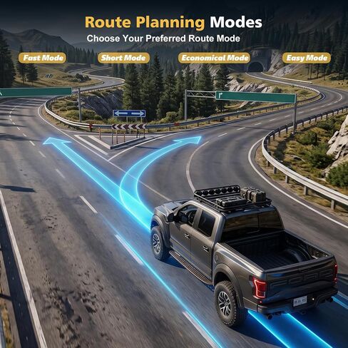 GPS Navigator for Car 7" HD Touchscreen 2026 Map Free Update Voice Guidance in Kuwait