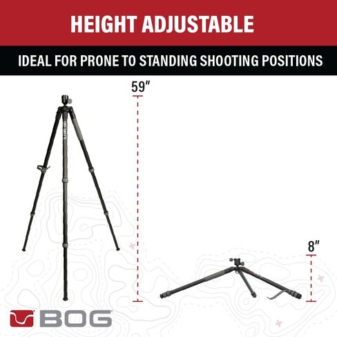 BOG Arca Swiss Mount Tripod, Optics Compatible, Adjustable Height in Kuwait