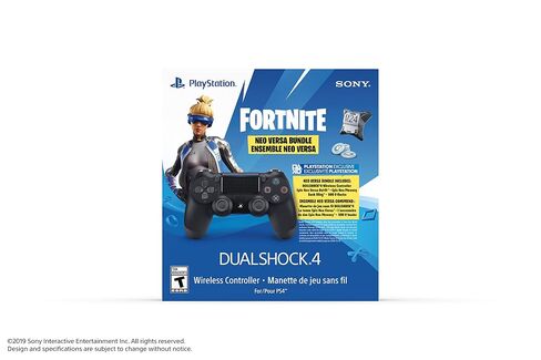Sony Dualshock 4 Wireless Controller for PlayStation 4 - Fortnite Jet Black - PlayStation 4 in Kuwait