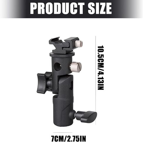 Photography Flashing Bracket Camera Mount Professional Rotation Light Stand Light Mount Lightweight Metal Bracket in Saudi Arabia