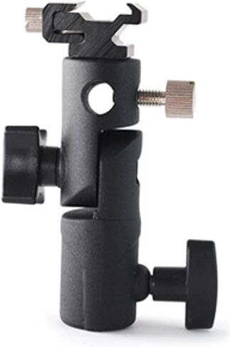 Photography Flashing Bracket Camera Mount Professional Rotation Light Stand Light Mount Lightweight Metal Bracket in Saudi Arabia