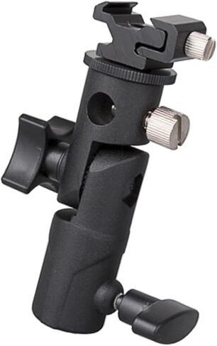 Photography Flashing Bracket Camera Mount Professional Rotation Light Stand Light Mount Lightweight Metal Bracket in Saudi Arabia