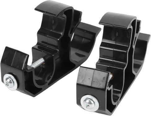 Cosiki 2PCS Flashlight Mounting Brackets, No Drill Design Black Brackets, Easy Removal and Reinstallation , Ideal for Unlimited 4 Door JL 2018-2025 in Kuwait