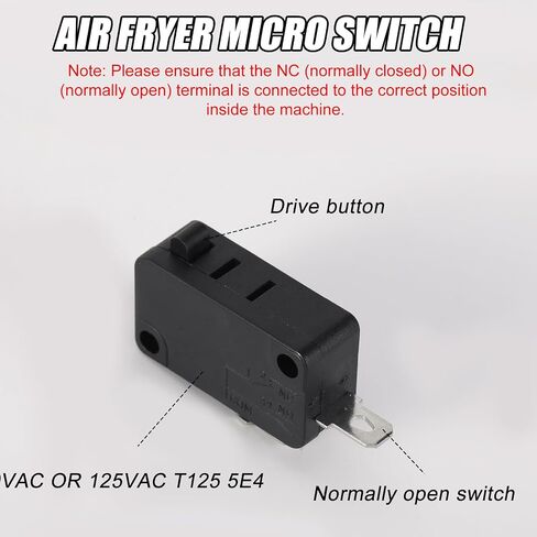 2pcs Micro Switches Parts Compatible with XL Power XL Vortex Air Fryer in Kuwait