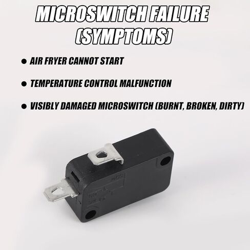 2pcs Micro Switches Parts Compatible with XL Power XL Vortex Air Fryer in Kuwait