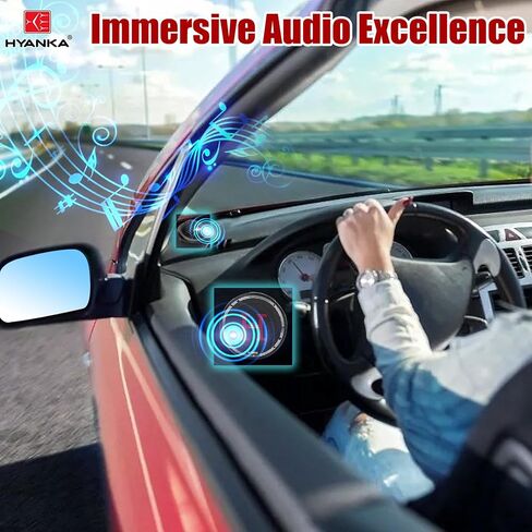 H YANKA HCP-65 6.5-Inch Component Car Speakers, 800W, Complete Set in Kuwait